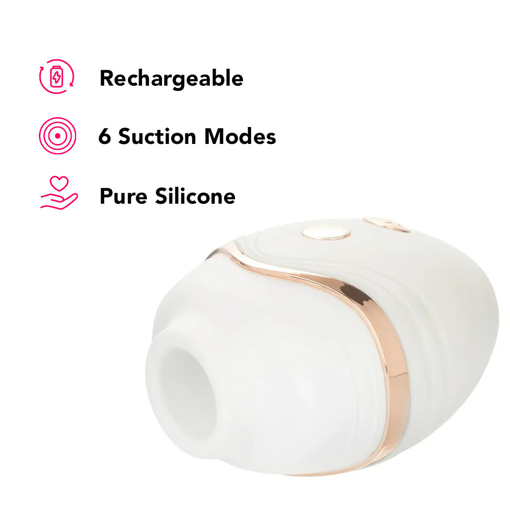 Empowered Palm Pleasure Goddess Suction Massager - Tophatter's Vibrator Deals Online Vibrators > Clitoral Stimulators - Tophatter Daily Deals