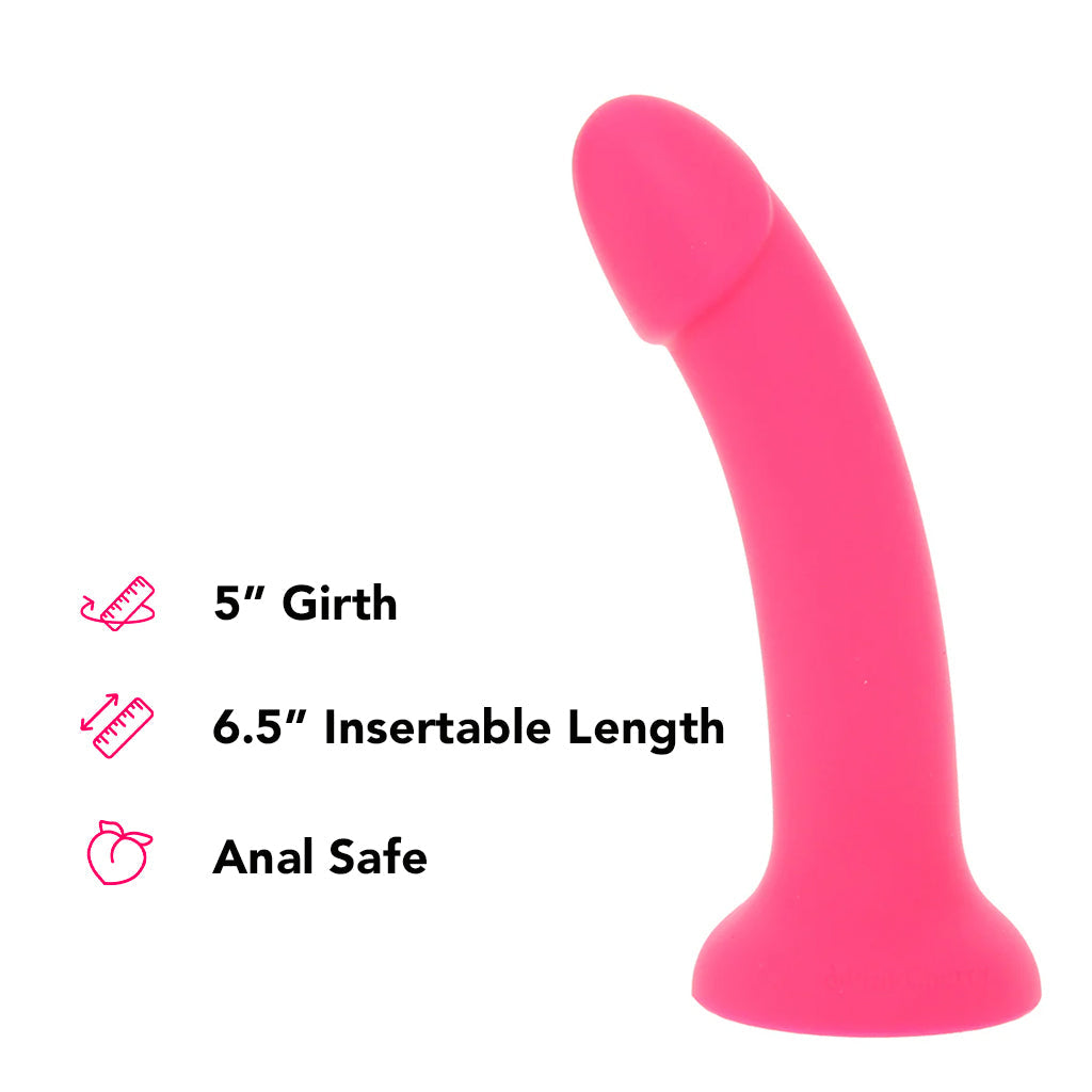 PinkCherry Premium 8 Inch Pink Silicone Dildo Dildo Sex Toys > G-Spot Dildos - Tophatter Daily Deals