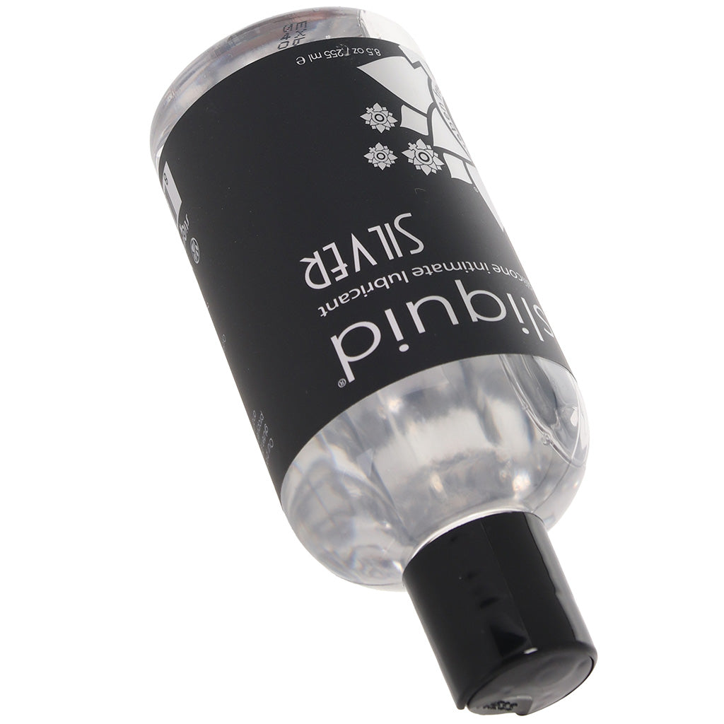 Silver Silicone Intimate Lubricant in 8.5oz/255ml Lubes and Lotions > Silicone Based Sex Lubes - Tophatter Daily Deals