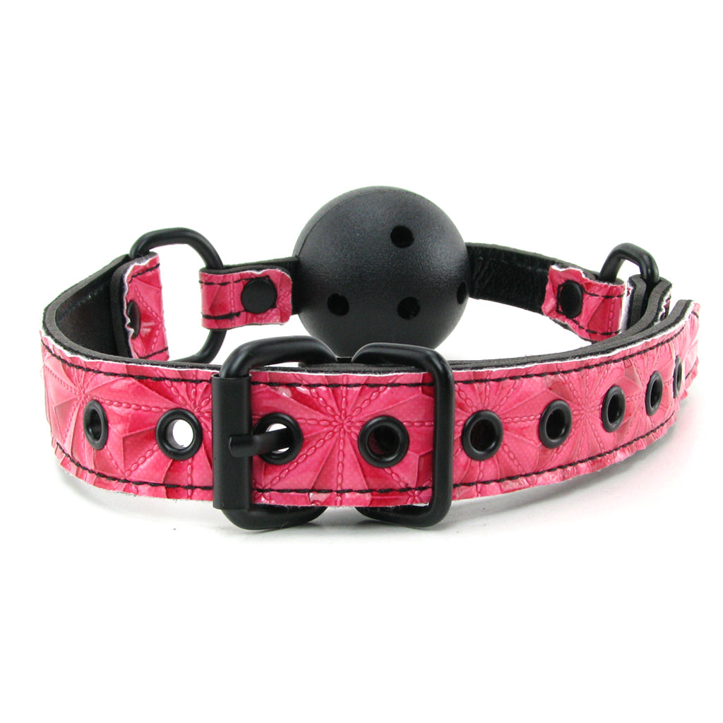 Sinful Ball Gag in Pink Bondage and Fetish > Ball Gags & Mouth Restraints - Tophatter Daily Deals
