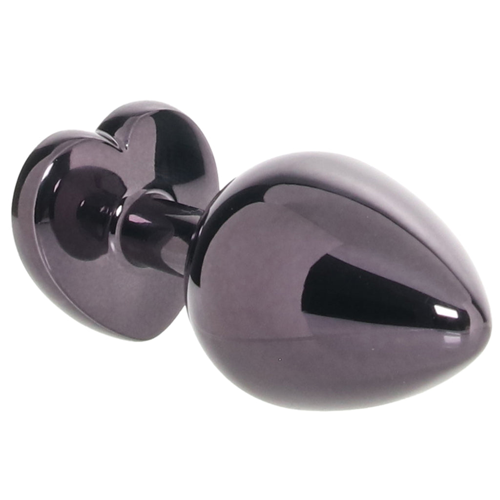 Jewel Black Diamond Heart Plug in Large Anal Sex Toys > Butt Plugs - Tophatter Daily Deals