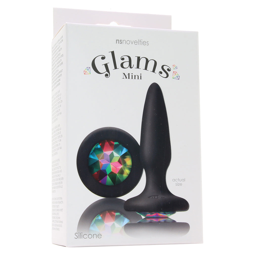 Glams Mini Rainbow Gem Silicone Butt Plug - Tophatter's Adult Products Anal Sex Toys > Butt Plugs - Tophatter Daily Deals