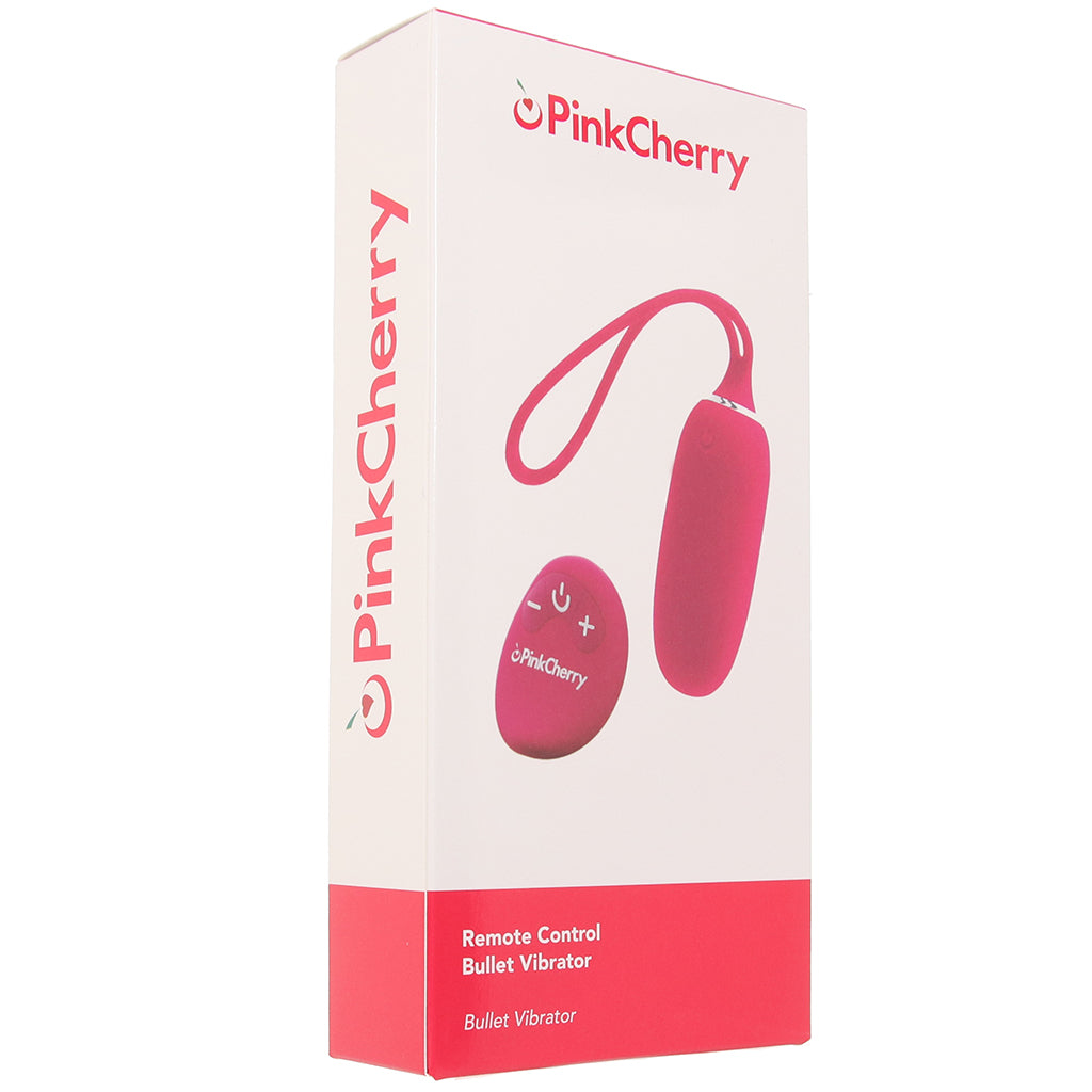 PinkCherry Remote Control Bullet Vibe in Pink - Tophatter's Adult Sex Toys Online Vibrators > Bullet and Egg Vibrators - Tophatter Daily Deals