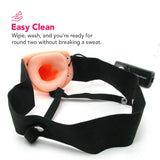 Fetish Fantasy Hollow Vibrating Strap-On in Light Vibrators > Strap-On & Wearable - Tophatter Daily Deals