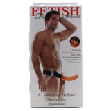 Fetish Fantasy 8 Inch Hollow Vibrating Strap-On Vibrators > Strap-On & Wearable - Tophatter Daily Deals