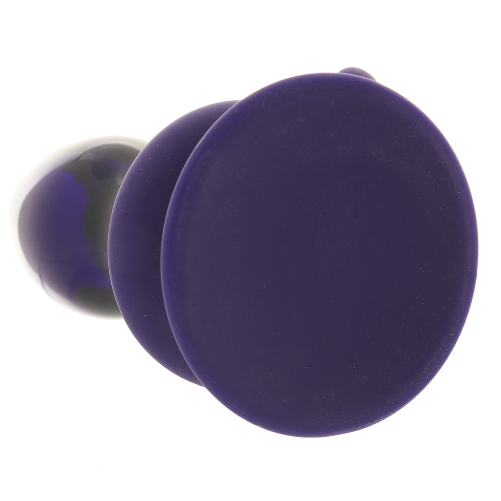 Icicles No.85 Vibrating Glass Plug in Purple Anal Sex Toys > Butt Plugs - Tophatter Daily Deals
