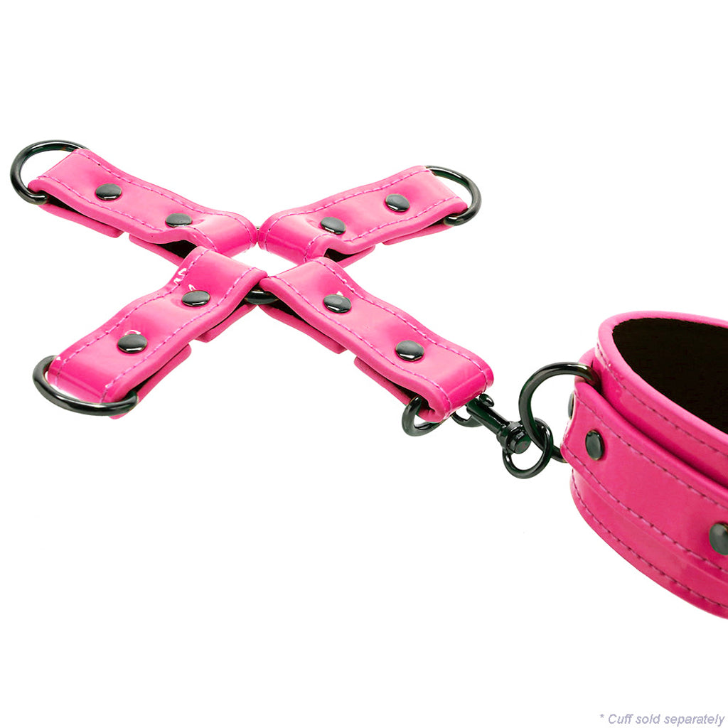Electra Play Things Hog Tie in Neon Pink - Tophatter's Adult Sex Toys Online Bondage and Fetish > Restraints - Tophatter Daily Deals