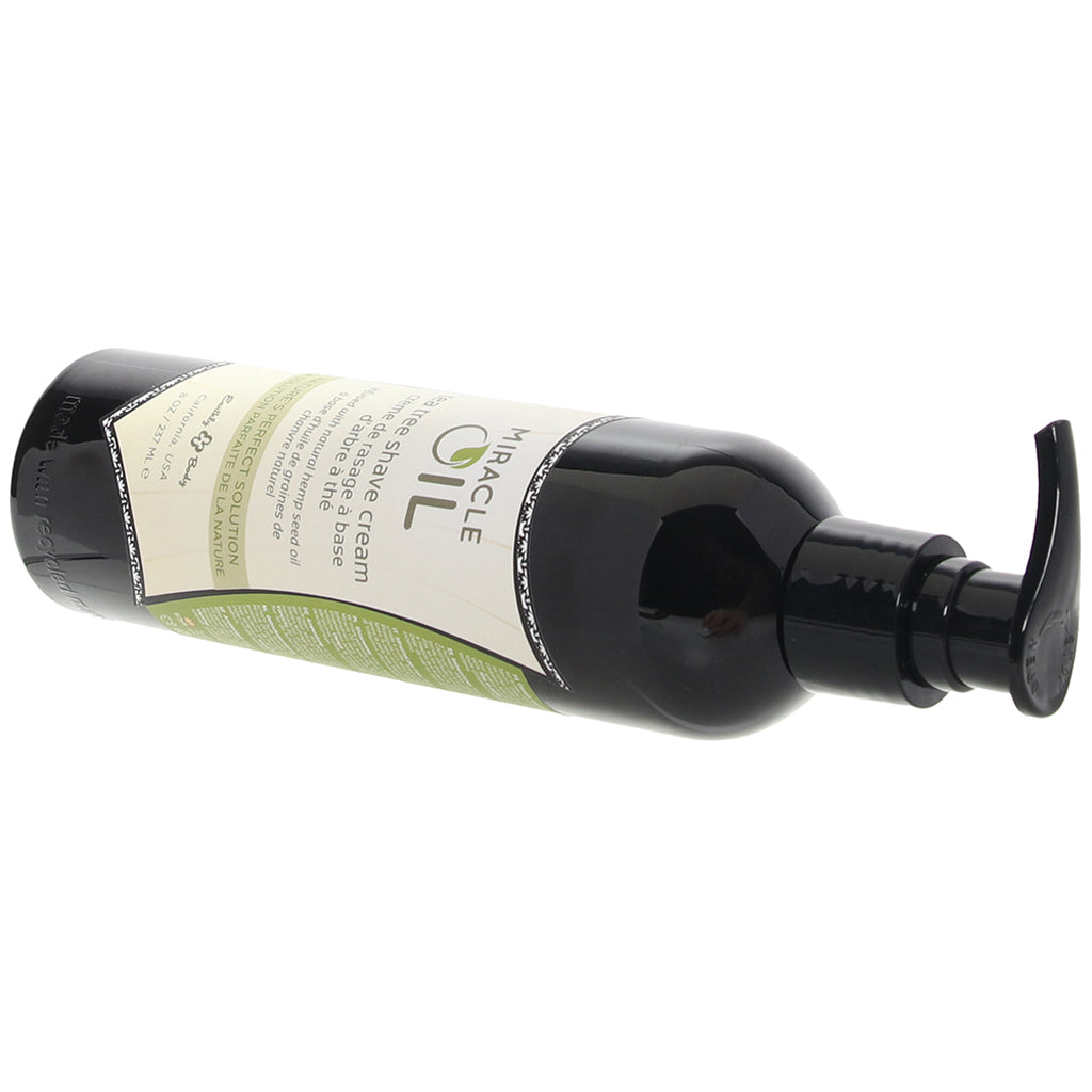 Miracle Oil Tea Tree Shave Cream in 8oz/237ml - Tophatter's Adult Sex Toys Online Lubes and Lotions > Bath - Tophatter Daily Deals