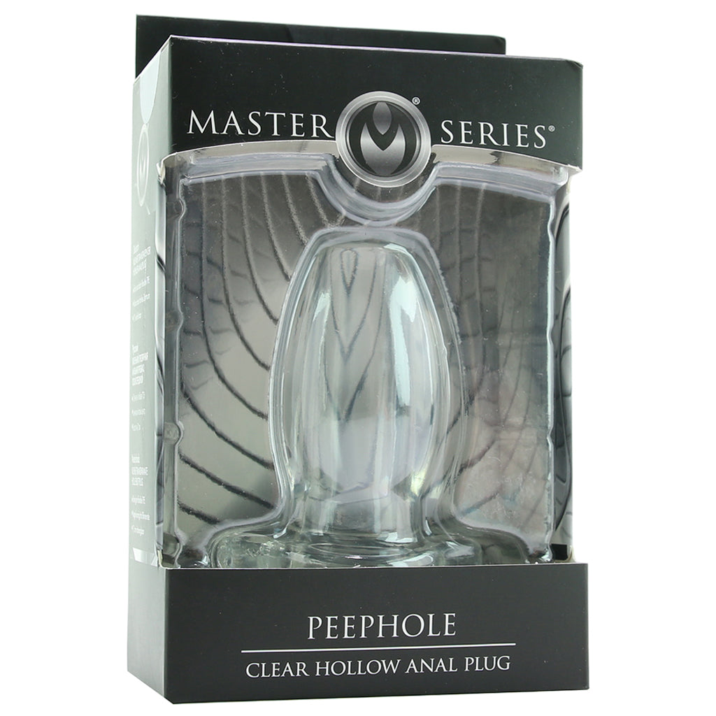 Peephole Clear Hollow Anal Plug - Tophatter's Adult Products Anal Sex Toys > Butt Plugs - Tophatter Daily Deals