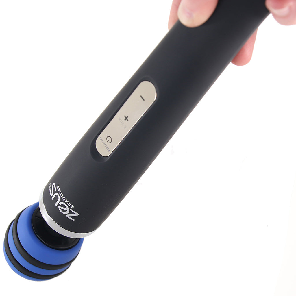Zeus Blue Arc Plug In E-Stim Vibrating Wand - Tophatter's Vibrator Deals Online Vibrators > Wands - Tophatter Daily Deals