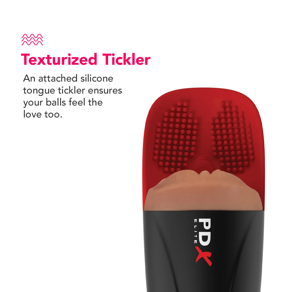 PDX Elite Fap-O-Matic Pro XL Suction Stroker in Brown - Tophatter's Adult Sex Toys Online Male Masturbators > Auto Strokers - Tophatter Daily Deals