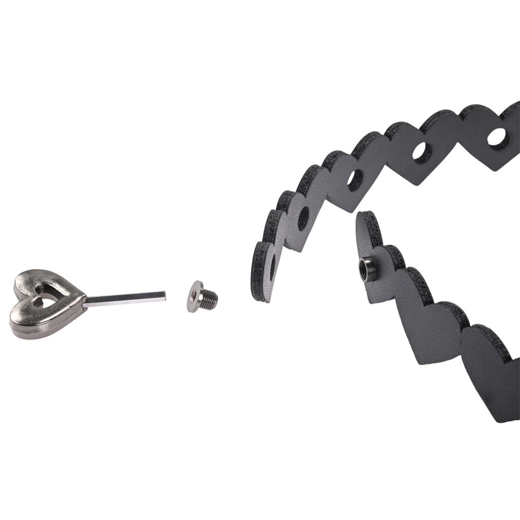 Sex & Mischief Heart Day Collar Bondage and Fetish > Leashes and Collars - Tophatter Daily Deals