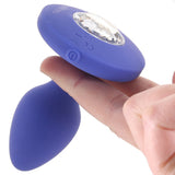 Cheeky Gems Medium Vibrating Probe in Blue Anal Sex Toys > Butt Plugs - Tophatter Daily Deals