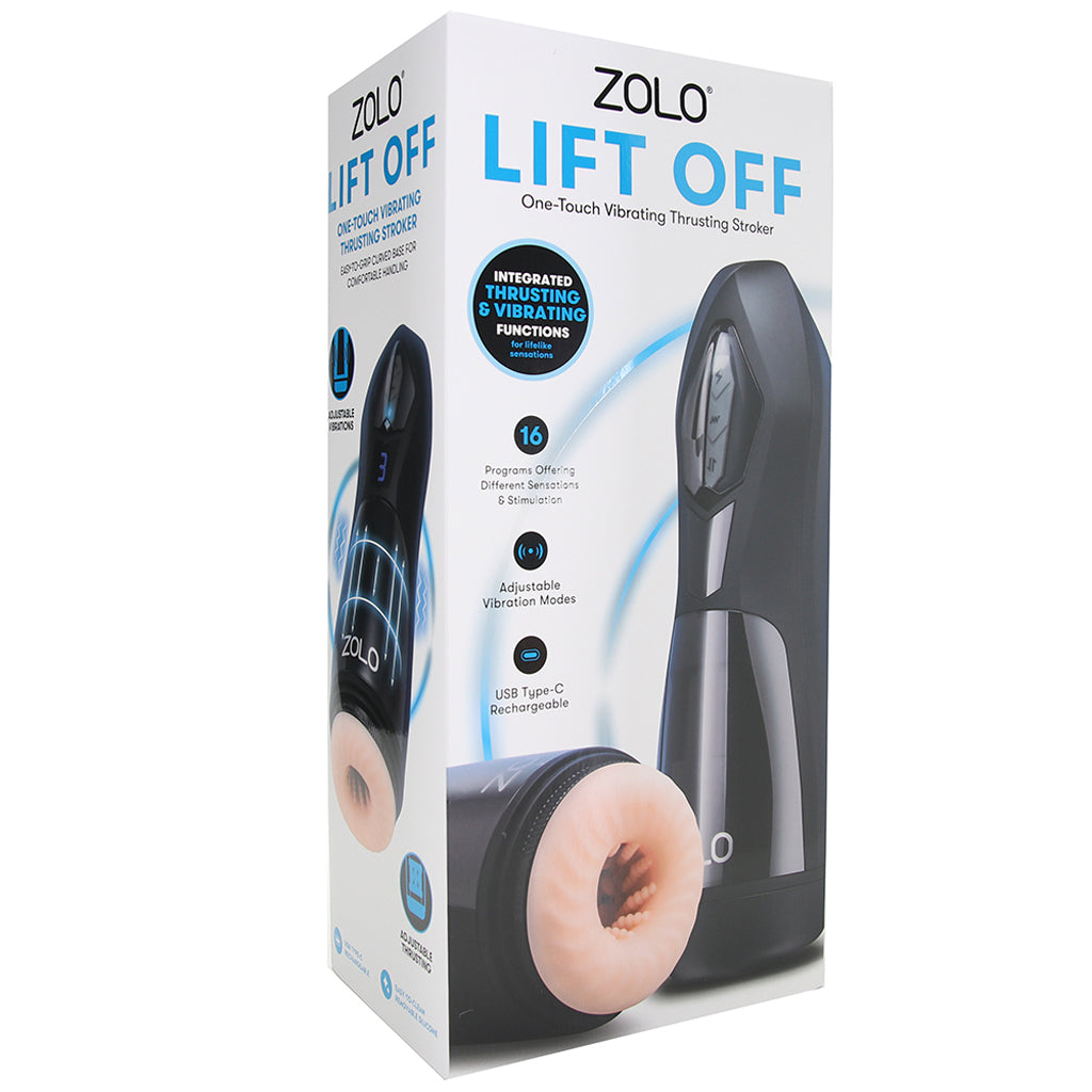 Zolo Lift Off Vibrating Thrusting Auto Stroker - Tophatter's Adult Sex Toys Online Male Masturbators > Vibrating - Tophatter Daily Deals