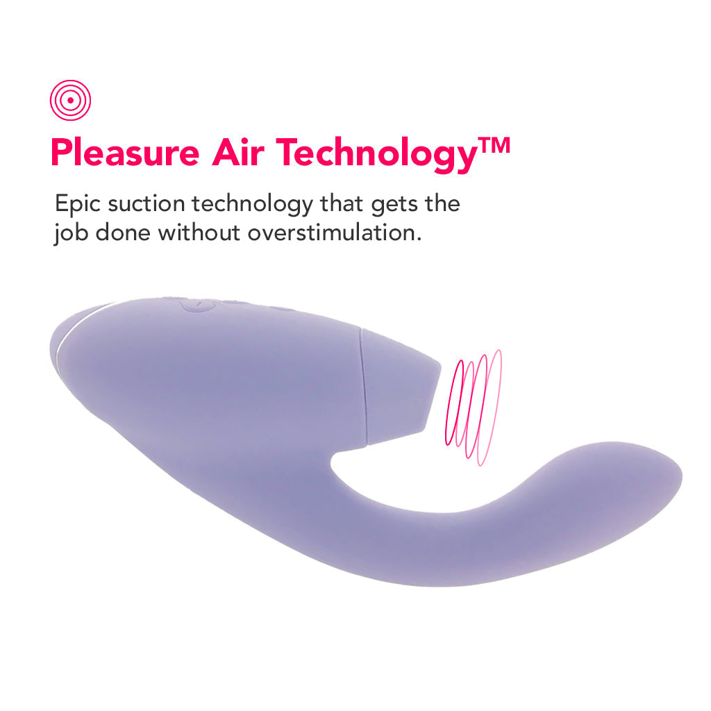 Womanizer Duo 2 Clitoral & G-Spot Stimulator in Lilac Vibrators > Clitoral Suction & Stimulation - Tophatter Daily Deals