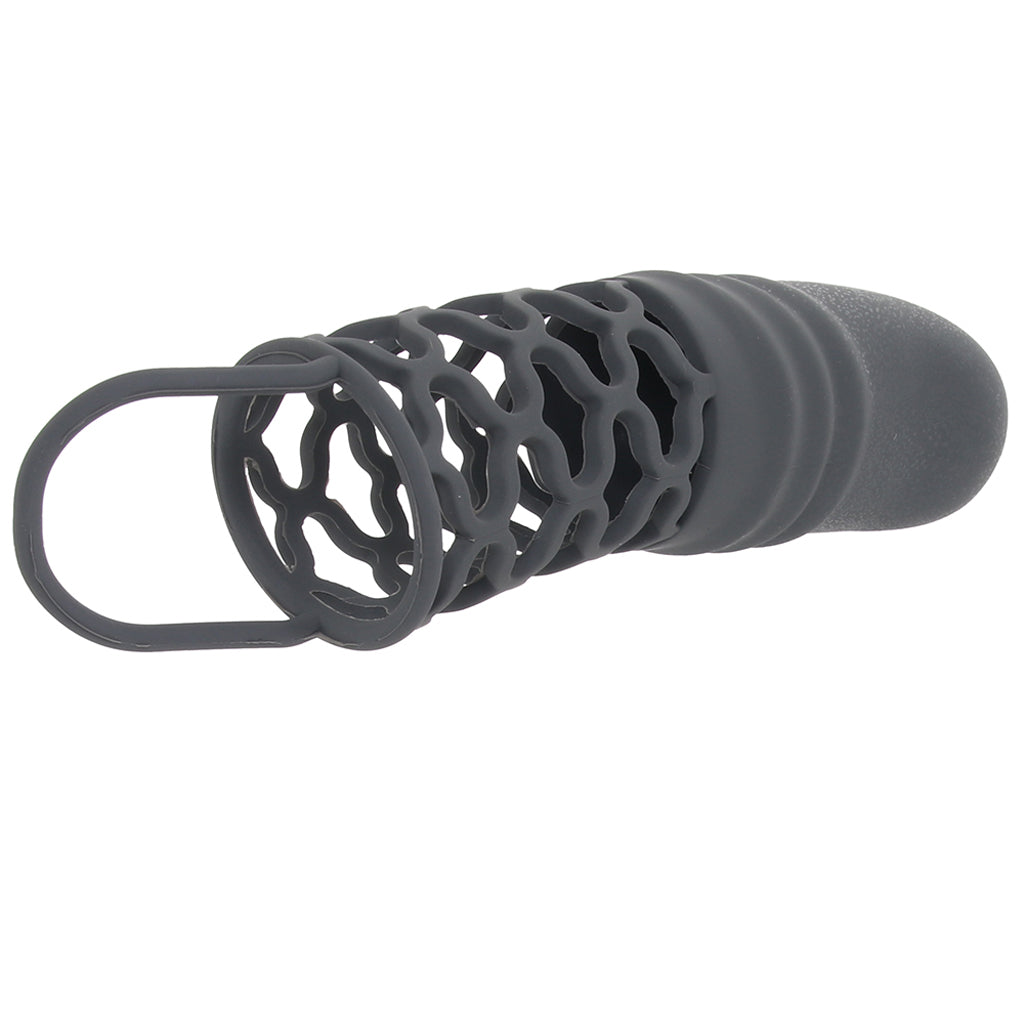 Silicone 2 Inch Extension in Black - Tophatter's Adult Sex Toys Online Male Enhancement > Extenders and Sleeves - Tophatter Daily Deals