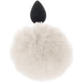 Tailz Fluffy Bunny Tail Silicone Plug in White Anal Sex Toys > Butt Plugs - Tophatter Daily Deals