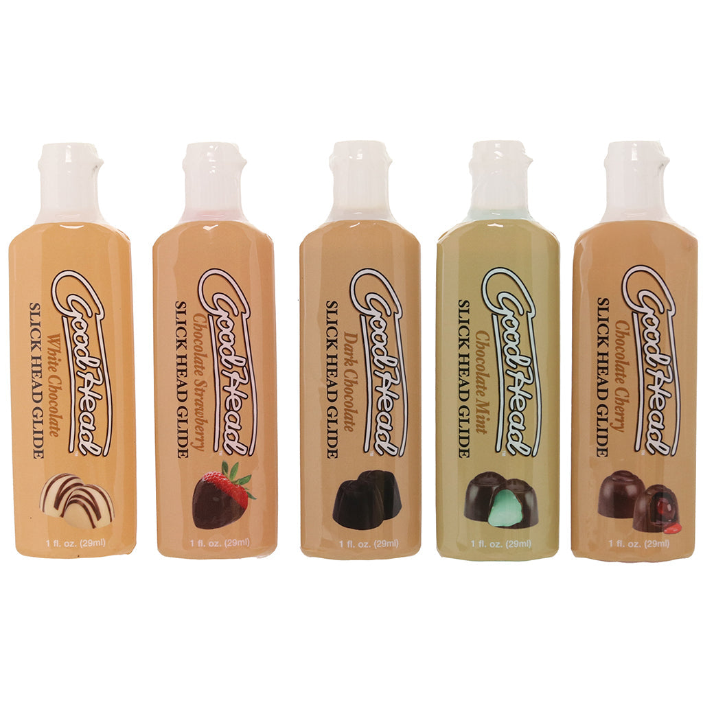 GoodHead Chocolates Slick Head Glide Pack Lubes and Lotions > Flavored Sex Lubes - Tophatter Daily Deals