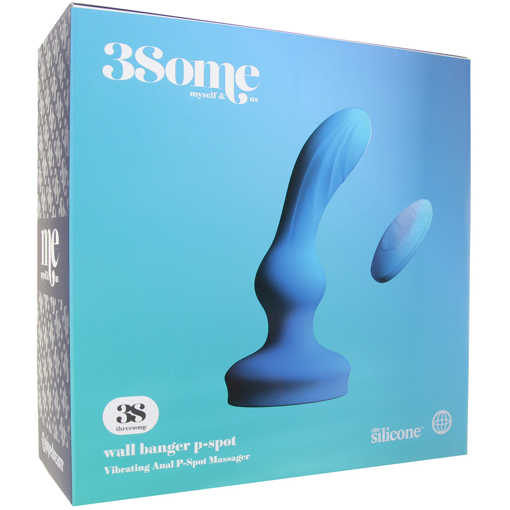 3Some Wall Banger Vibrating P-Spot Massager in Blue - Tophatter's Adult Sex Toys Online Anal Sex Toys > Prostate Massagers - Tophatter Daily Deals