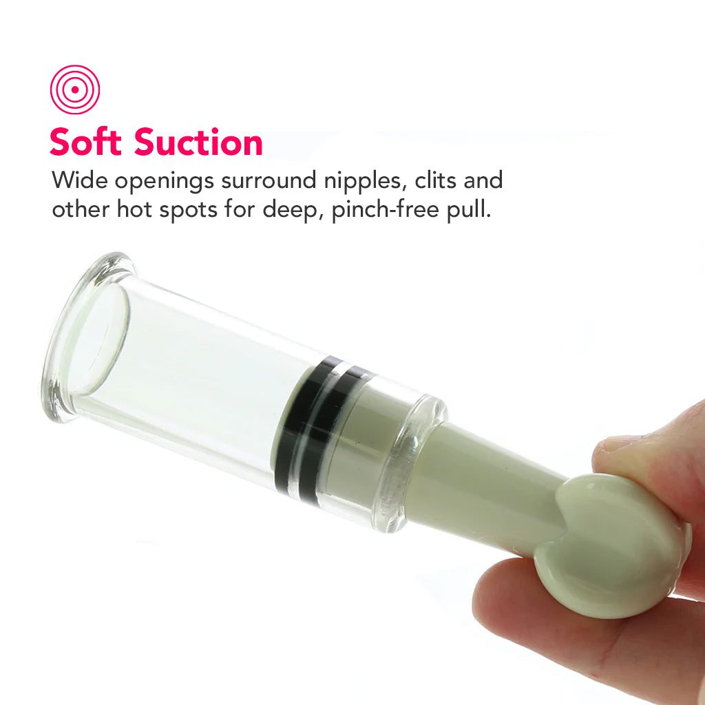 Pumped Small Nipple Suction Set in Clear Bondage and Fetish > Nipple Stimulators & Clamps - Tophatter Daily Deals