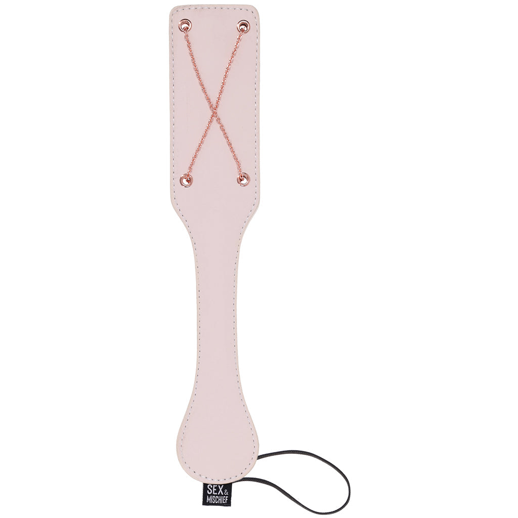 S&M Peaches 'n CreaMe Chain Impression Paddle - Tophatter's Adult Sex Toys Online Bondage and Fetish > Whips and Crops - Tophatter Daily Deals
