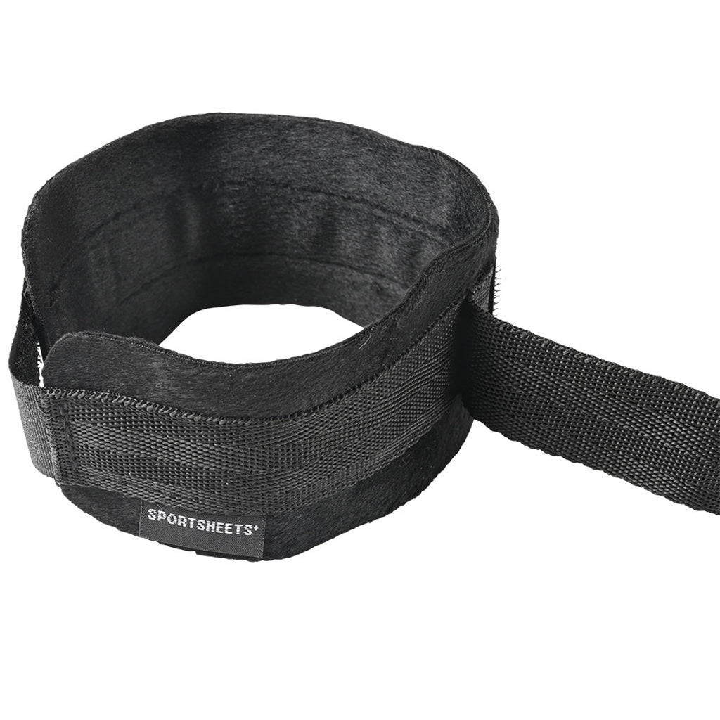 Velvet Noir Adjustable Hog Tie & Cuff Set - Tophatter's Adult Sex Toys Online Bondage and Fetish > Restraints - Tophatter Daily Deals