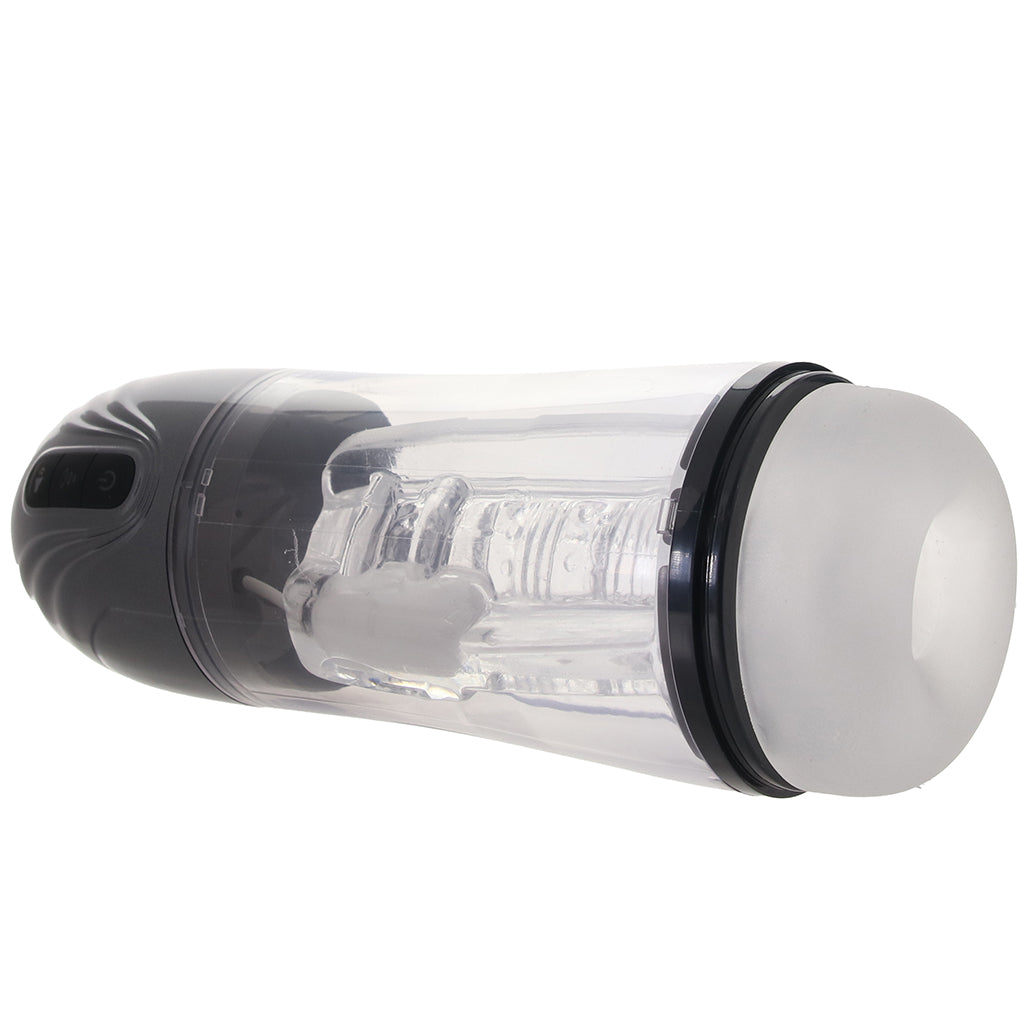 Pumped SonicPull Auto Stroker in Gunmetal Male Masturbators > Auto Strokers - Tophatter Daily Deals