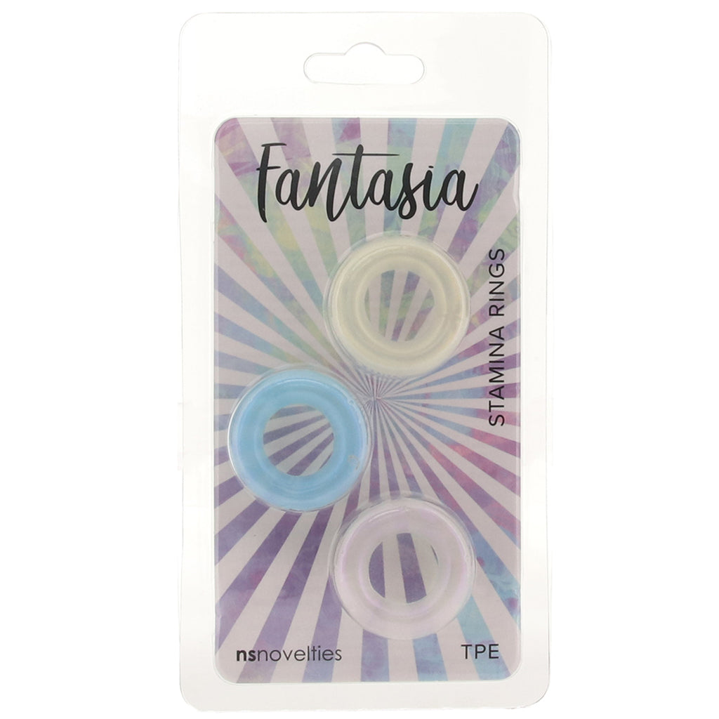 Fantasia Multicolour Stamina Rings - Tophatter's Adult Sex Toys Online Cock Rings - Tophatter Daily Deals