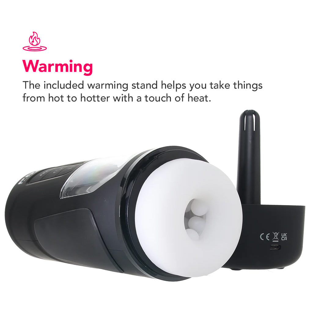 PDX Elite Milk Me Hotter Auto Stroker with Heating Base Male Masturbators > Auto Strokers - Tophatter Daily Deals