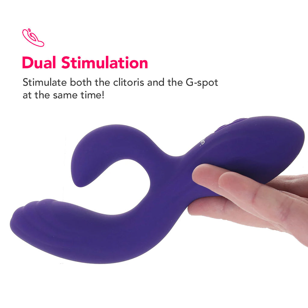 PinkCherry G-Spot Dual Rabbit Vibrator - Tophatter's Adult Products Vibrators > Rabbit Vibrators - Tophatter Daily Deals