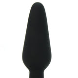 All About Anal Seamless Silicone 5.5" Butt Plug in Black Anal Sex Toys > Butt Plugs - Tophatter Daily Deals