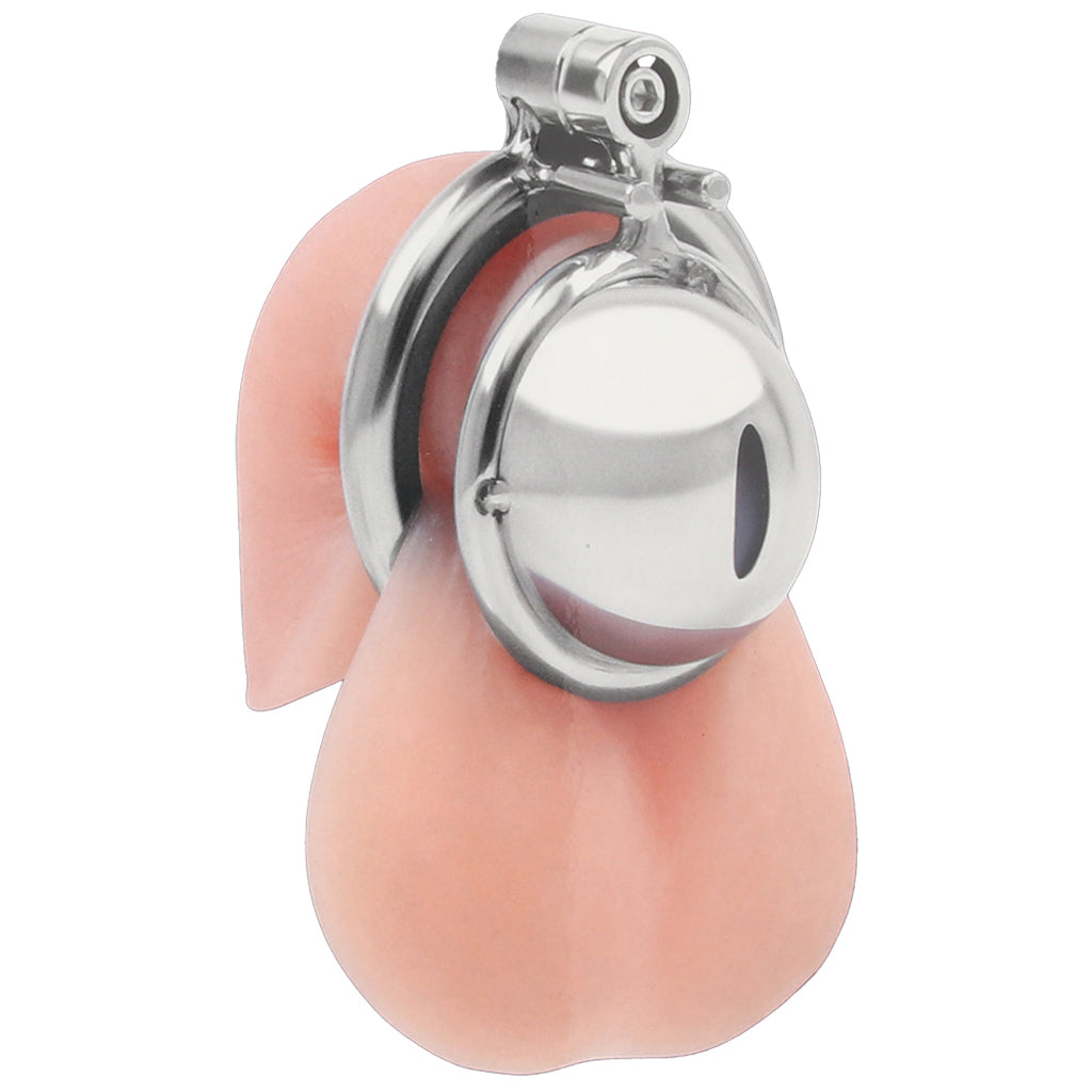Lockmaster Inverted Micro Chastity Cage Bondage and Fetish > Cock and Ball Devices - Tophatter Daily Deals