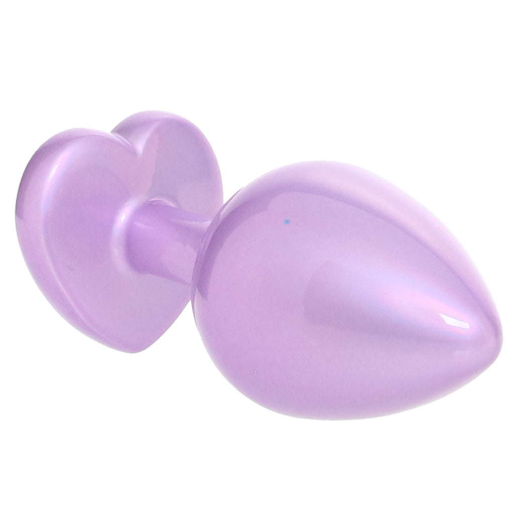 Jewel Amethyst Heart Plug in Large - Tophatter's Adult Sex Toys Online Anal Sex Toys > Butt Plugs - Tophatter Daily Deals