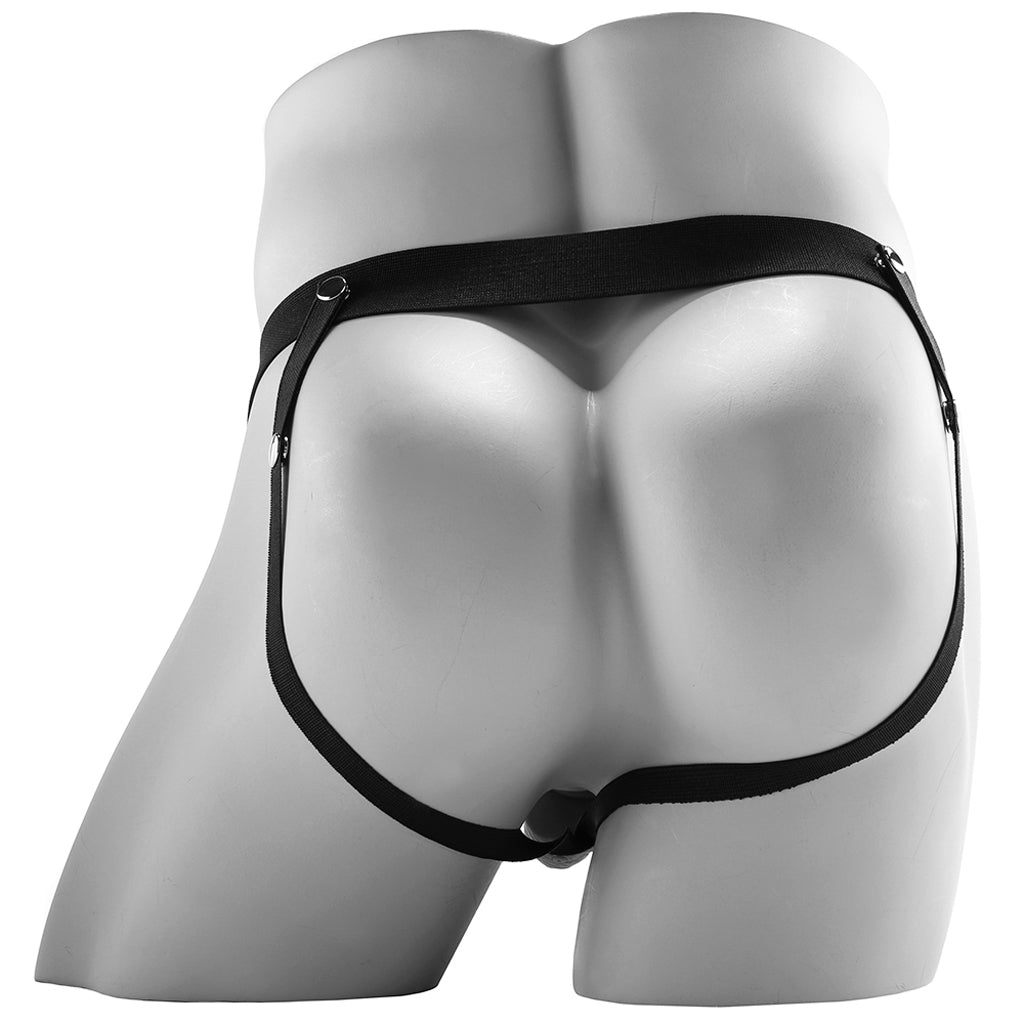 7 Inch Hollow Vibrating Strap-On with Remote in Tan - Tophatter's Adult Products Dildo Sex Toys > Strap-On and Harnesses - Tophatter Daily Deals