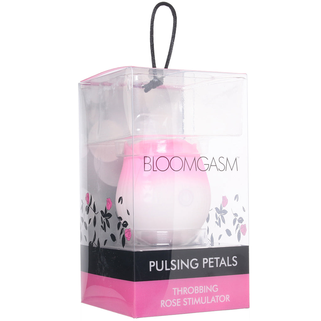 Bloomgasm Pulsing Petals Rose Stimulator in Pink - Tophatter's Vibrator Deals Online Vibrators > Clitoral Stimulators - Tophatter Daily Deals