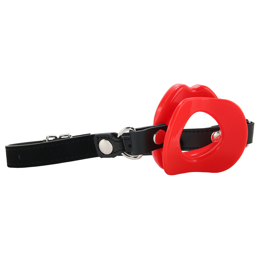 Silicone Lips Gag in Red Bondage and Fetish > Ball Gags & Mouth Restraints - Tophatter Daily Deals