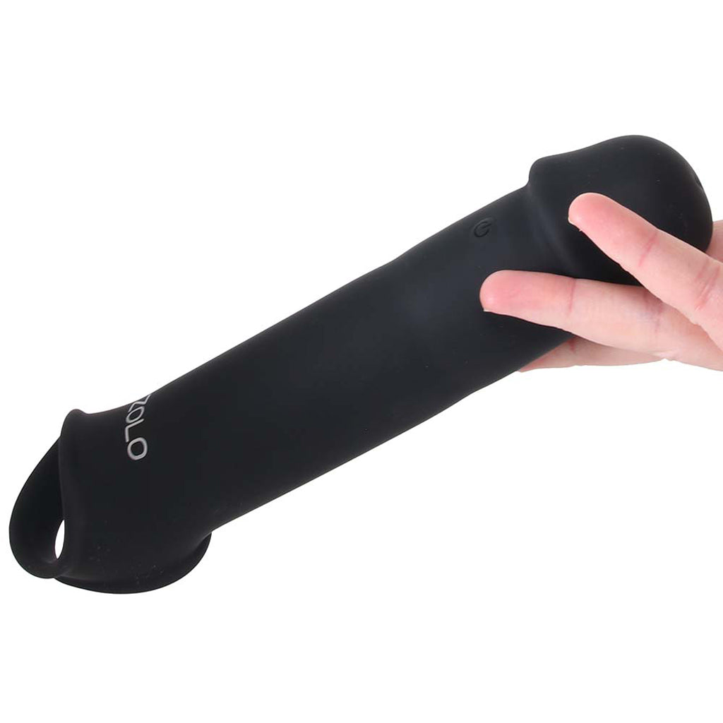 Vibrating Silicone Penis Extender - Tophatter's Vibrator Deals Online Male Enhancement > Extenders and Sleeves - Tophatter Daily Deals