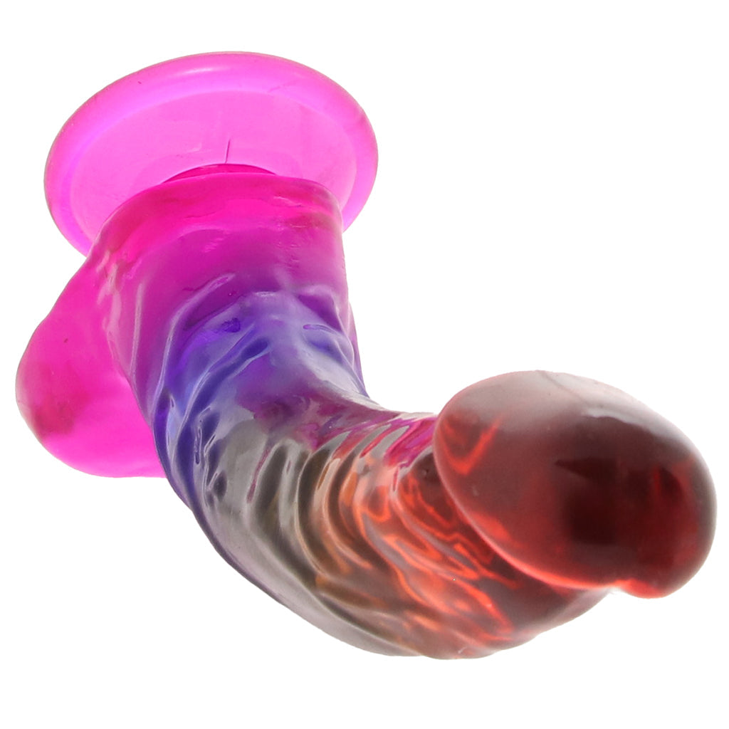 Crystal Jellies 9.5 Inch Cock & Balls Dildo in Rainbow Dildo Sex Toys > Realistic Dildos - Tophatter Daily Deals