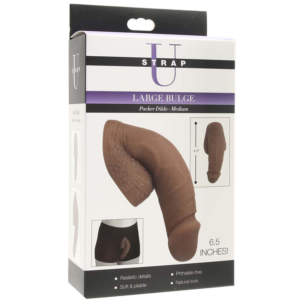 Strap U Large Bulge 6.5 Inch Packer Dildo in Brown - Tophatter's Adult Products Dildo Sex Toys > Realistic Dildos - Tophatter Daily Deals
