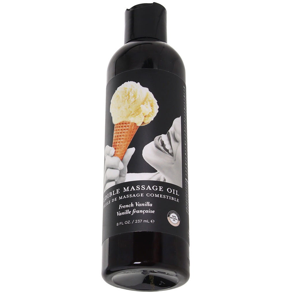Edible Massage Oil 8oz/236ml in Vanilla Sensual Love > Massage - Tophatter Daily Deals