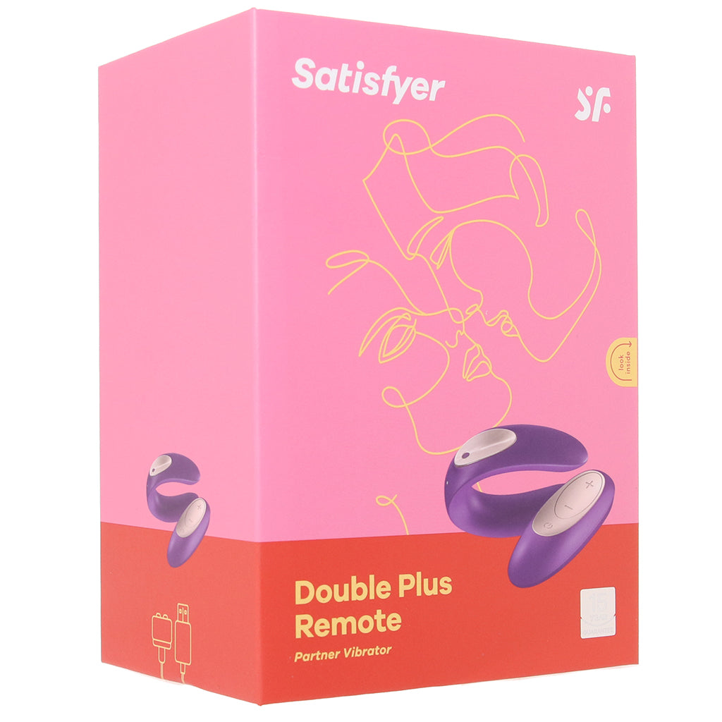 Satisfyer Double Plus Remote Partner Vibe Vibrators > Wearable & Panty Vibrators - Tophatter Daily Deals