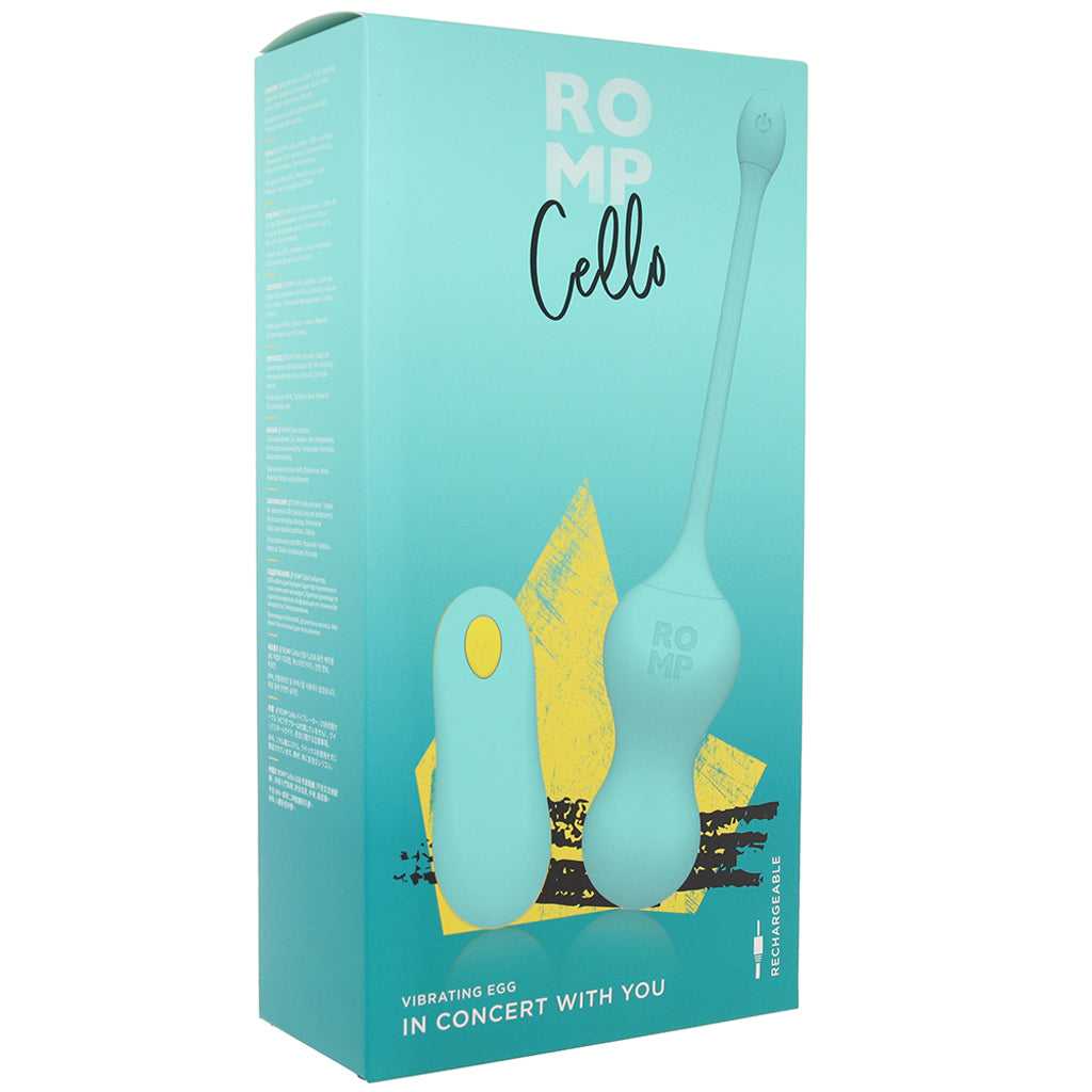 Romp Cello Vibrating Kegel Egg with Remote Vibrators > Bullet and Egg Vibrators - Tophatter Daily Deals