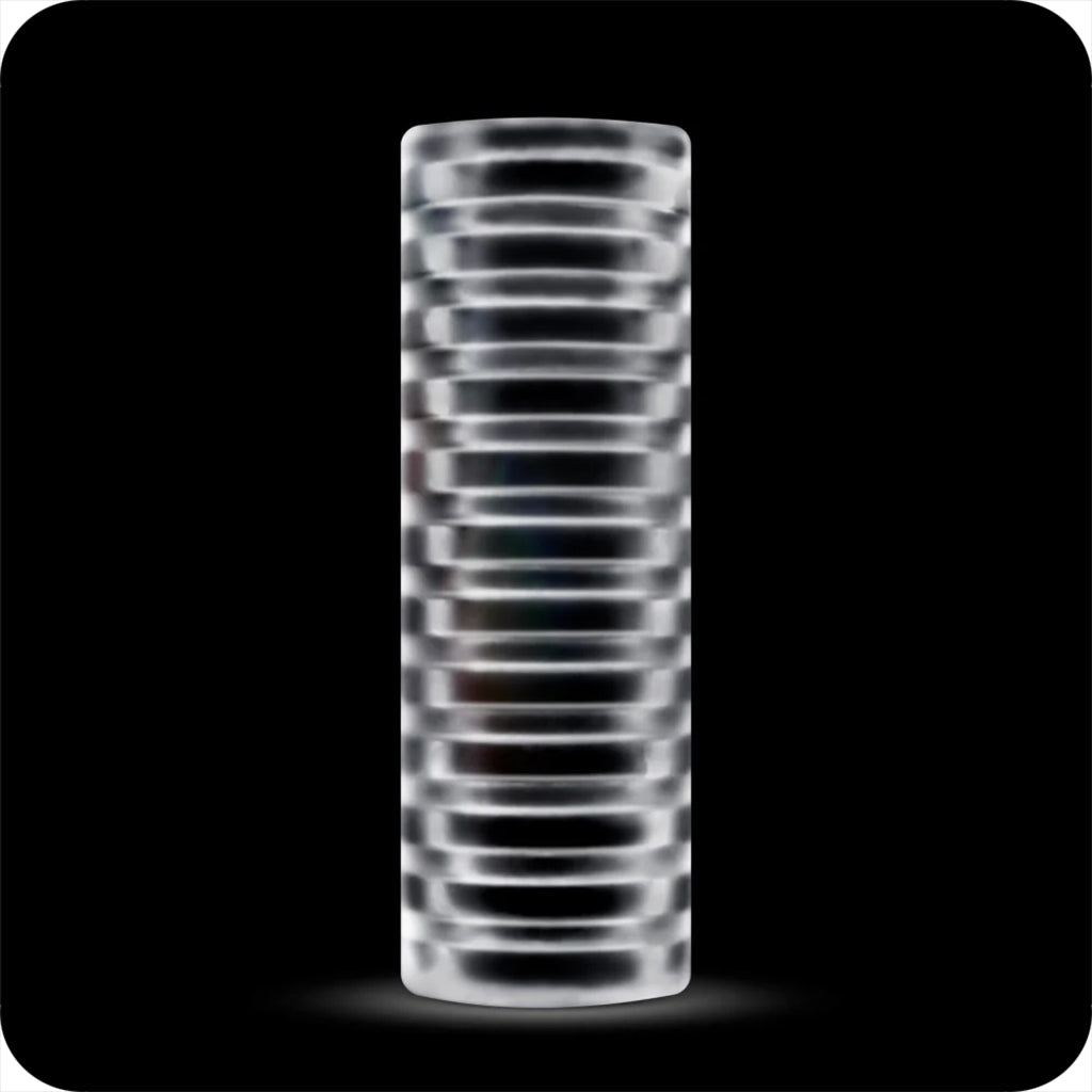 Rize Ribz Self Lubricating Stroker in Glow in the Dark - Tophatter's Adult Products Male Masturbators > Pocket Strokers - Tophatter Daily Deals