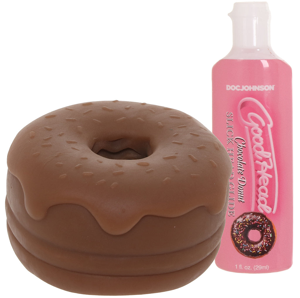GoodHead Chocolate Donut Blowjob Set Male Masturbators > Discreet Masturbators - Tophatter Daily Deals