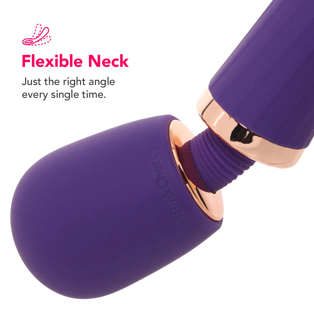 PinkCherry Luxury Slim Rechargeable Wand in Purple Vibrators > Wands - Tophatter Daily Deals
