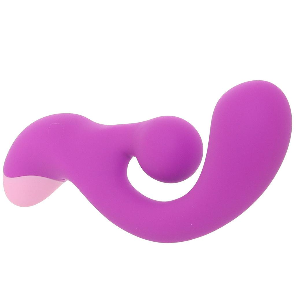 Bang! Gyro Silicone Rabbit Vibe in Purple Vibrators > Rabbit Vibrators - Tophatter Daily Deals