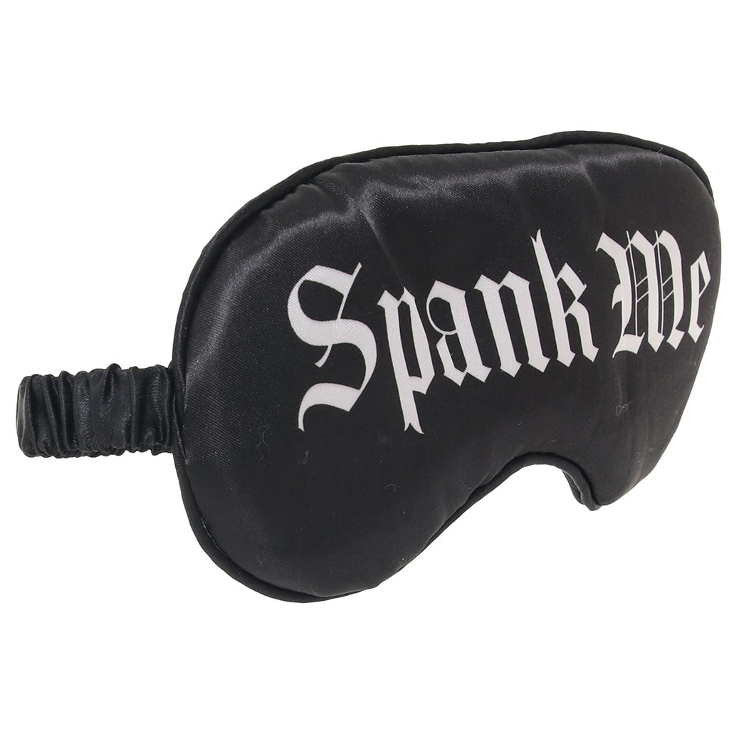 Ouch! Printed Satin Spank Me Blindfold Bondage and Fetish > Pleasure Masks and Dress Up Play - Tophatter Daily Deals