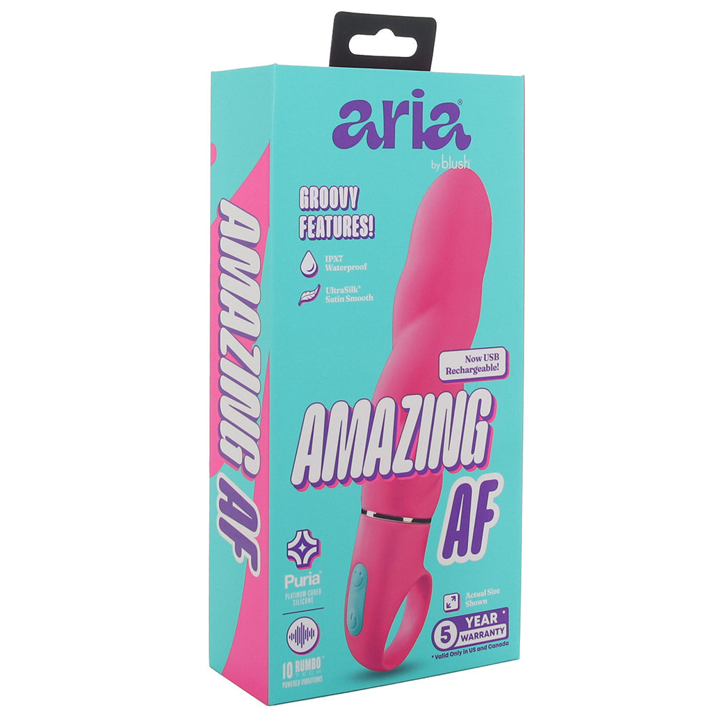 Aria Amazing AF 2.0 RumboTech Vibe - Tophatter's Adult Sex Toys Online Vibrators > G-Spot Vibrators - Tophatter Daily Deals