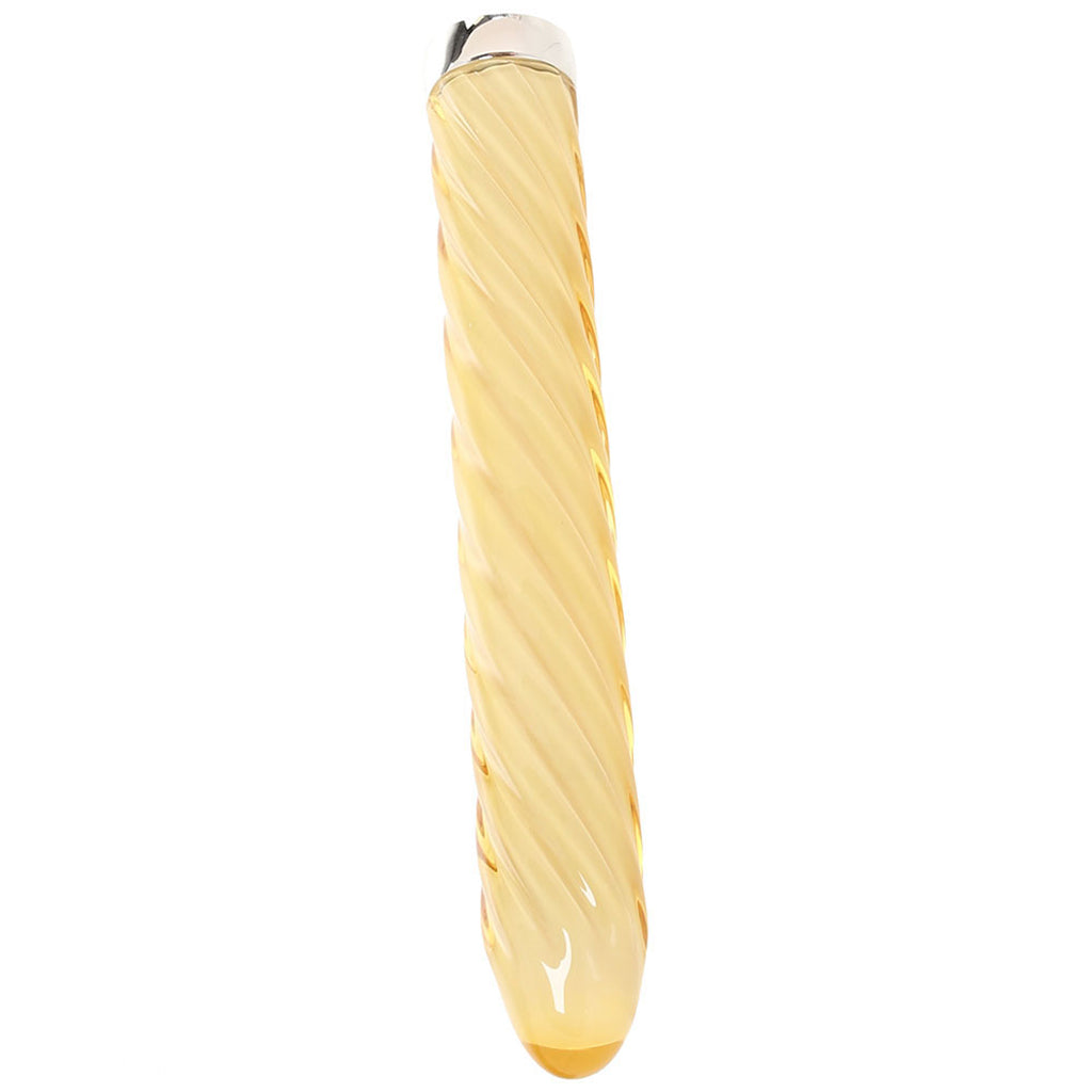 Playboy Pleasure Twist of Fate Glass Vibe - Tophatter's Adult Sex Toys Online Vibrators > Traditional Vibrators - Tophatter Daily Deals