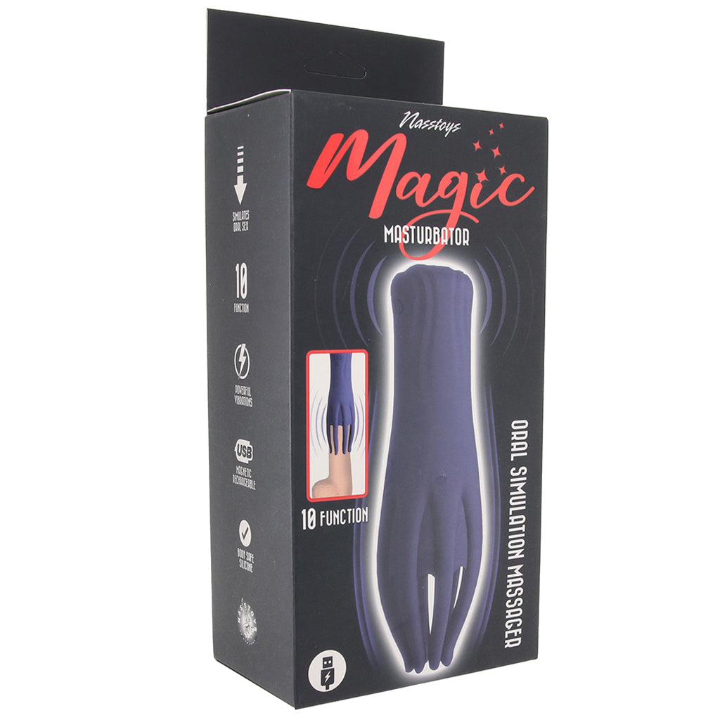 Magic Oral Simulation Masturbator - Tophatter's Adult Sex Toys Online Male Masturbators > Vibrating - Tophatter Daily Deals